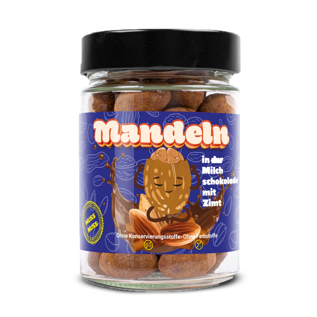 Mandeln in Vollmilch-Schokolade, 200g