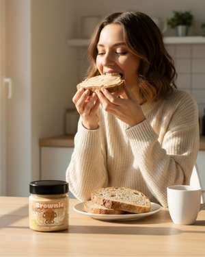 Nussbutter - Brownie White (weisse Schokolade), 250g